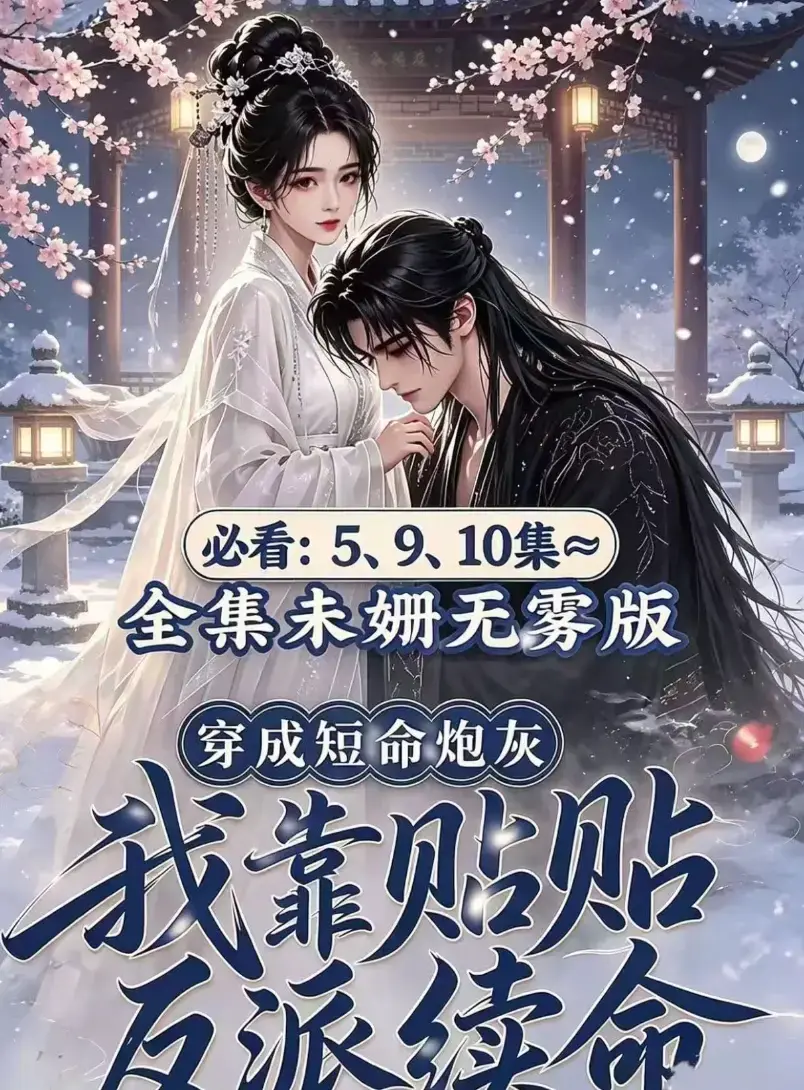 穿书超甜爽剧《穿成短命炮灰我靠贴贴反派续命》AI漫剧未删减高清全集 - 免费看无广告网盘资源在线追剧 - 完整版全集畅看