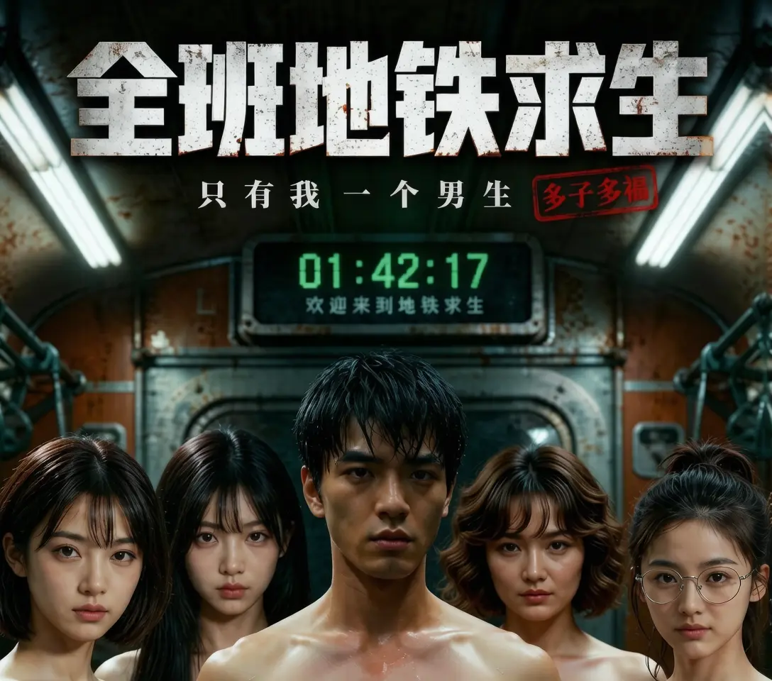 黄果AI短剧《全班地铁求生，只有我一个男生》全集-1080P超高清未删减-免费在线观看全班地铁求生完整版