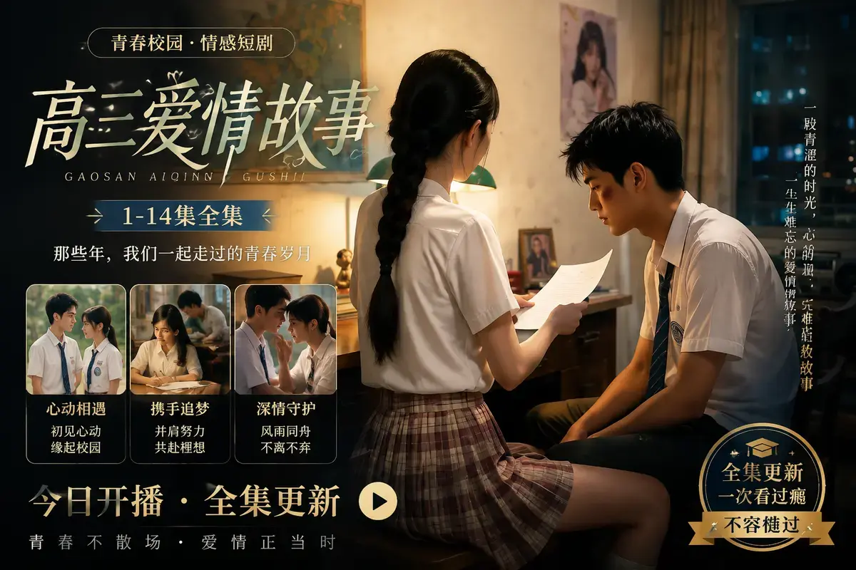 《AI短剧：B中爱情故事》高清全集资源下载-免费在线观看AI短剧B中爱情故事-林澈苏晚晴小熊篇HD中字